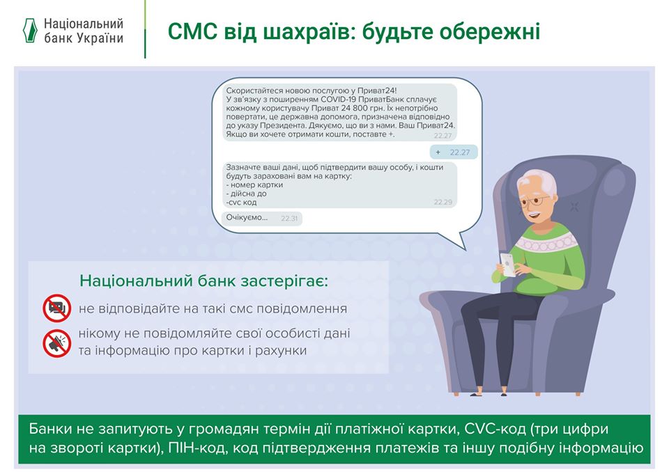 НБУ попередив про збільшення шахрайств з картками під час карантину