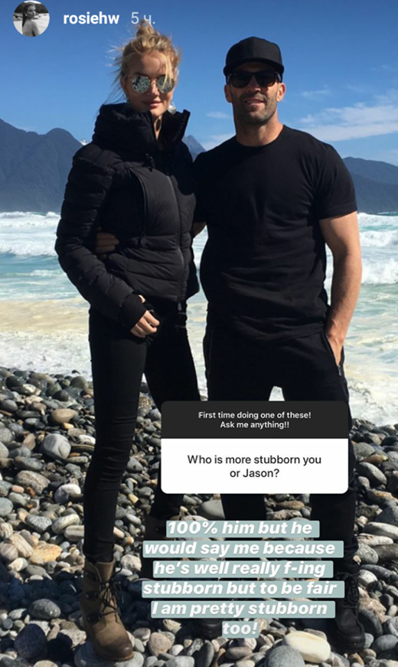 Це було кохання з першого погляду: Роузі Хантінгтон-Уайтлі розповіла, як познайомилася з Джейсоном Стетхэмом