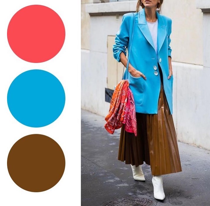 Как гармонично сочетать цвета в одежде: шпаргалка от дизайнера Андре Тана