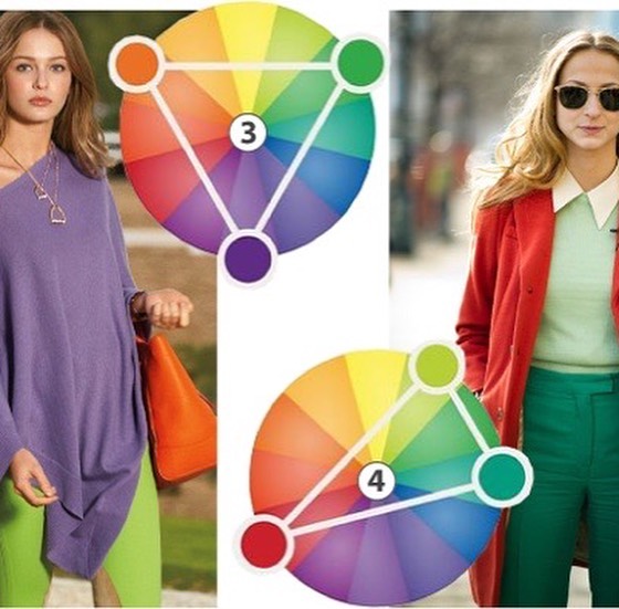 Как гармонично сочетать цвета в одежде: шпаргалка от дизайнера Андре Тана