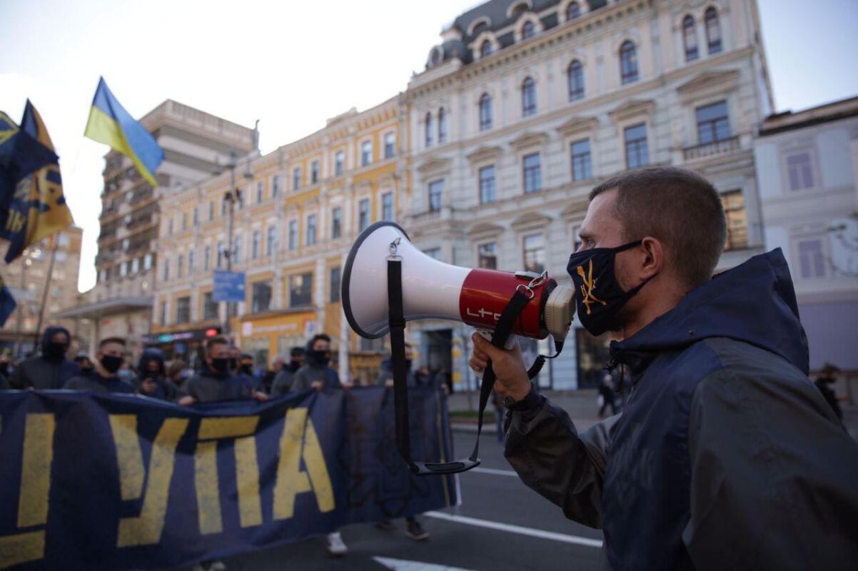 На марші до Дня захисника націоналісти озвучили свої вимоги до влади