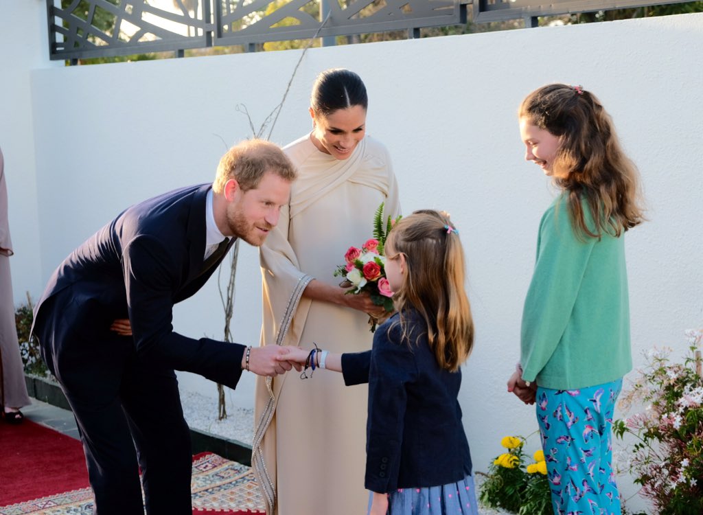 Настоящая принцесса: Меган Маркл в Марокко блистала в роскошном платье Dior