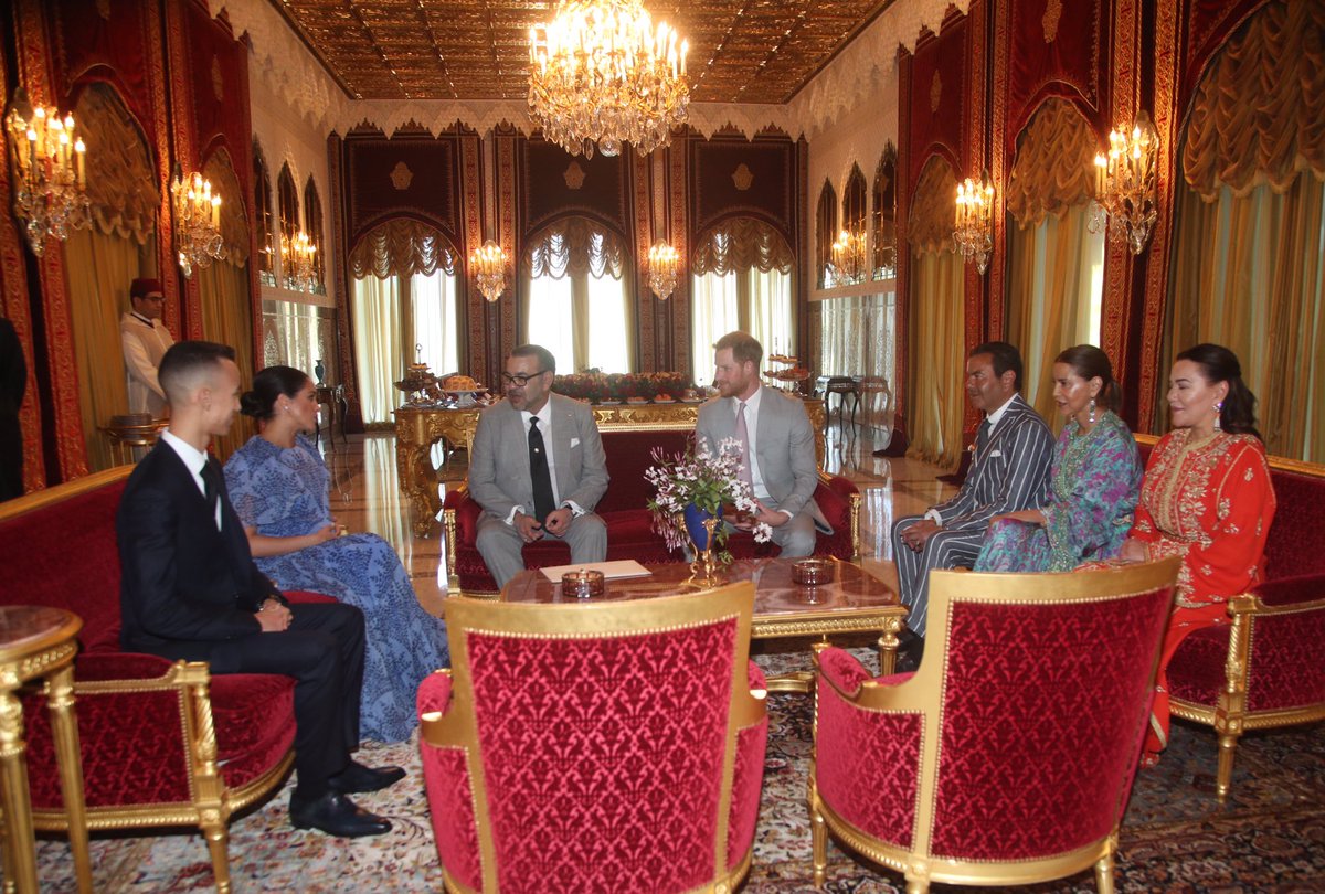 Меган Маркл зачарувала ніжним образом на зустрічі з королем Марокко