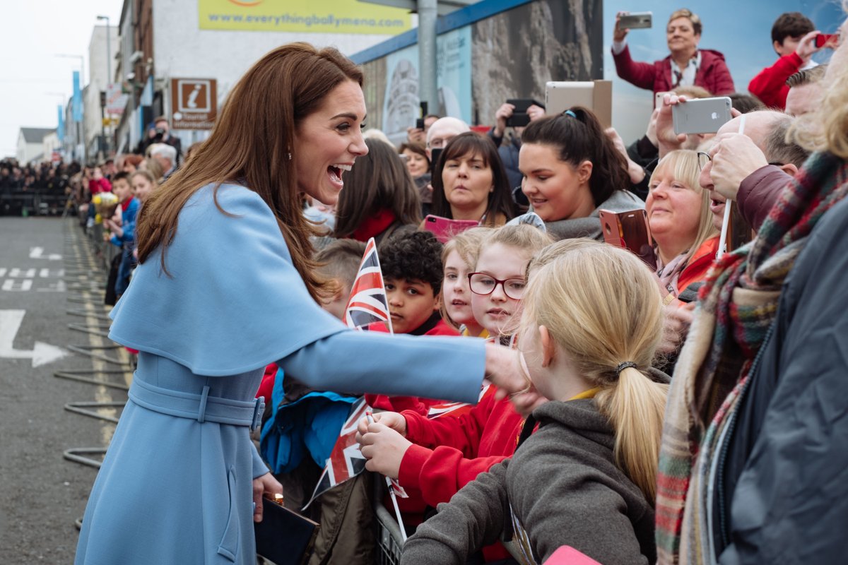 Кейт Миддлтон в пальто Mulberry