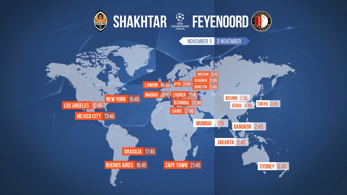 Шахтар - Феєнорд: де дивитися матч