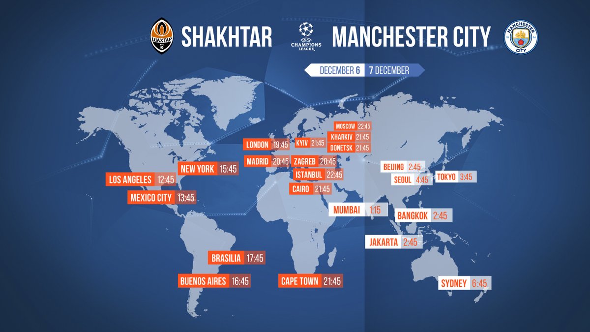 Шахтар - Манчестер Сіті: де дивитися матч