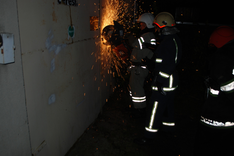 У центрі Львова горіли склади