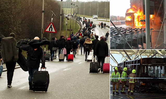 У Британії через пожежу в аеропорту скасовано майже 100 авіарейсів Ryanair та EasyJet