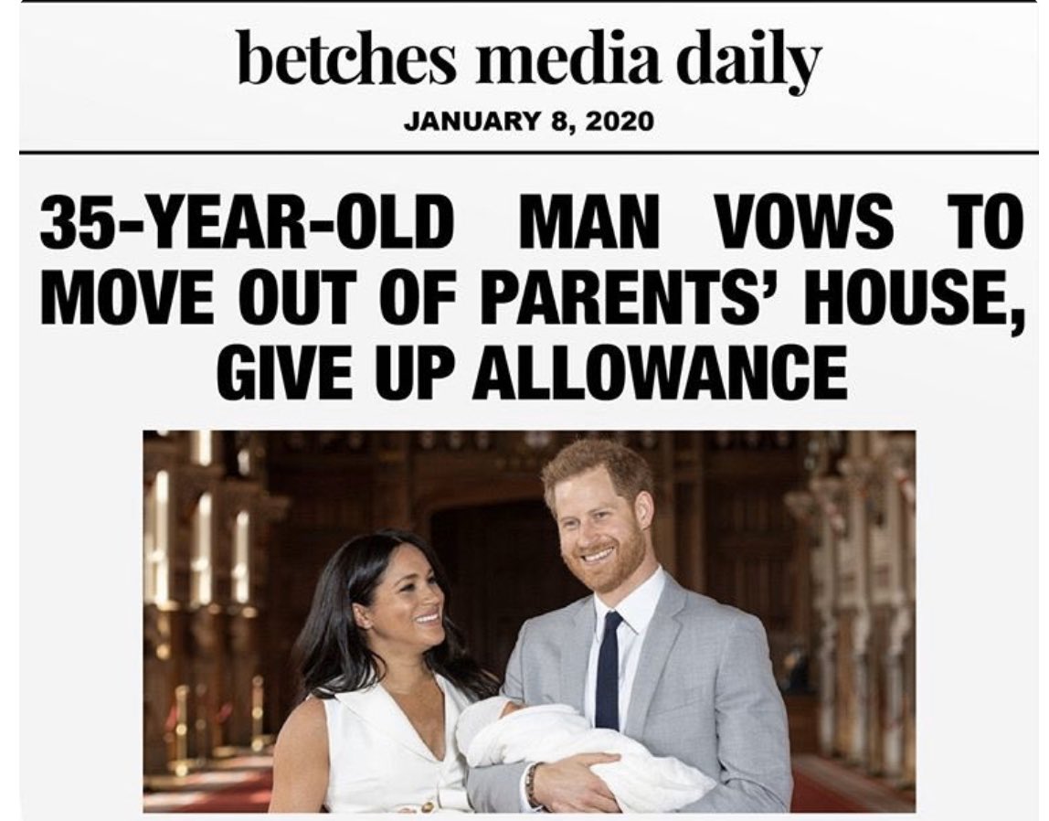 #Megxit: Меган Маркл і принц Гаррі "обросли" смішними мемами з приводу відходу з королівської сім'ї