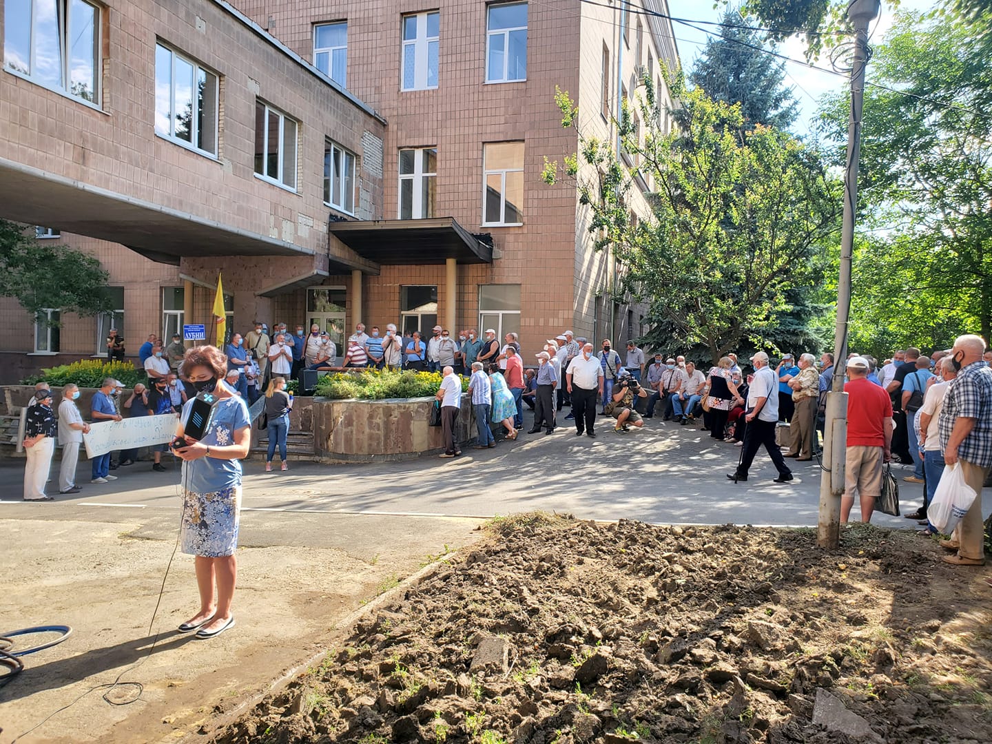 У Харкові чорнобильці заблокували лікарню для прийому хворих на COVID-19