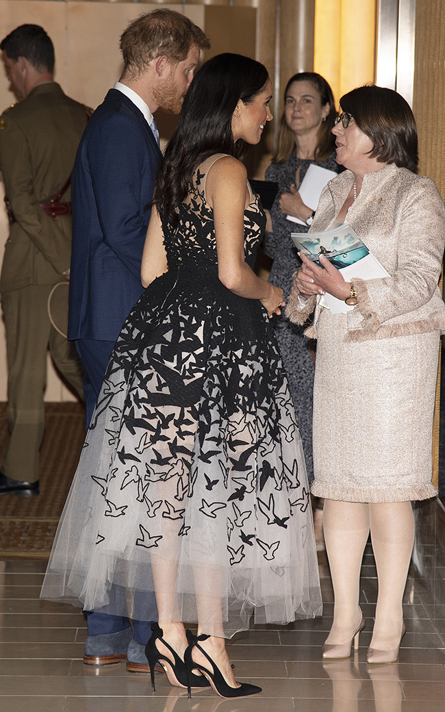 Меган Маркл в сукні Oscar de la Renta