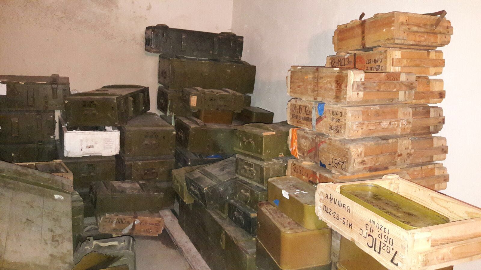 оружие и боеприпасы обнаружены в Днепропетровской области 