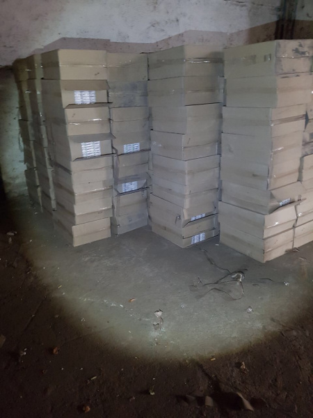 В зоне проведения АТО обнаружили контрафактных сигарет на более 3 млн гривен