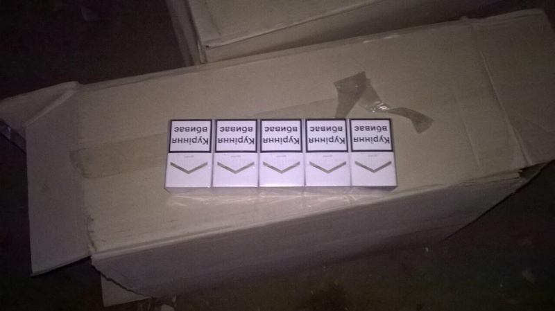 В зоне проведения АТО обнаружили контрафактных сигарет на более 3 млн гривен