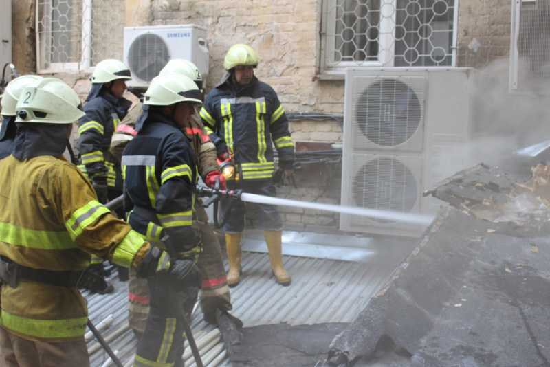 У центрі Києва горів ресторан