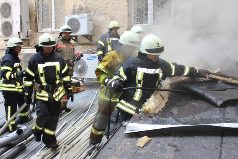 У центрі Києва горів ресторан