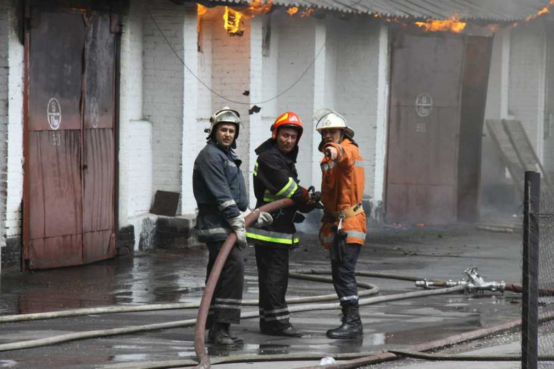 Пожар на зернохранилище в Винницкой области ликвидирован, - ГСЧС