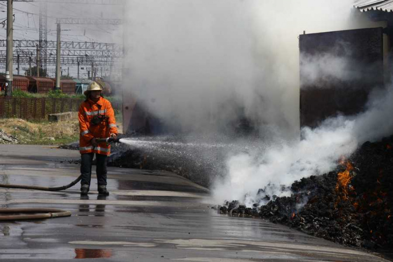 Пожар на зернохранилище в Винницкой области ликвидирован, - ГСЧС