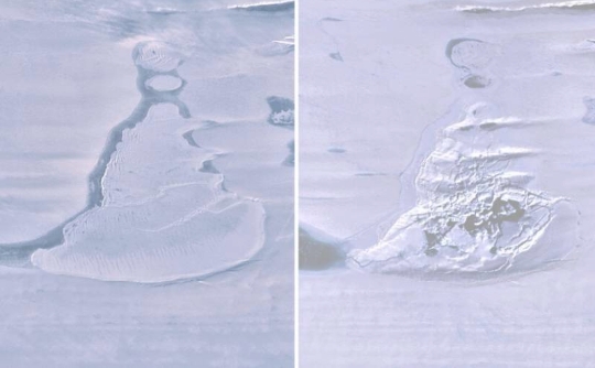 В Антарктиді зникло величезне озеро: ще два роки тому було на місці