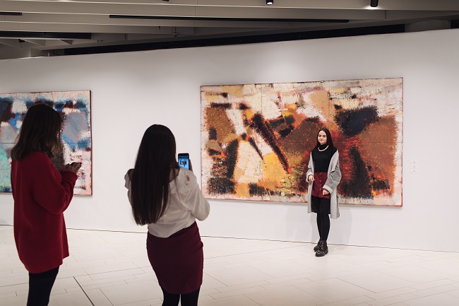 Український абстракціоніст Петро Лебединець проведе відкриту авторську екскурсію