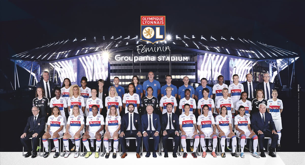 Женская команда Олимпиок Лион