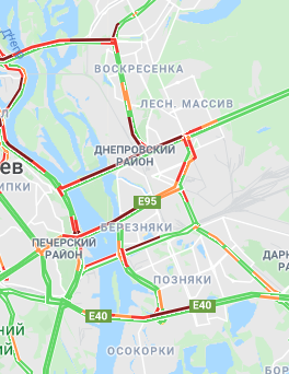 Транспортный коллапс в Киеве: ситуация на дорогах после закрытия метро