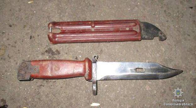 У Запорізькій області правоохоронці вилучили у місцевого мешканця арсенал зброї