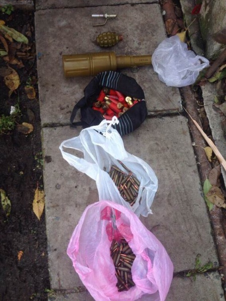 в частном доме Киева обнаружили арсенал оружия