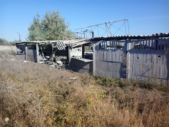 обстрел промзоны Авдеевки