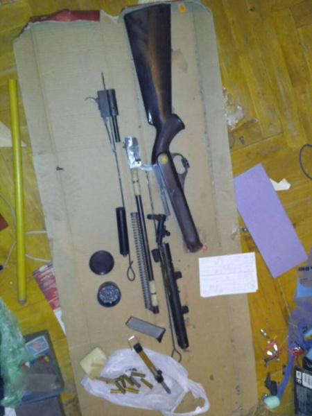 В Киеве полиция изъяла боеприпасы у местного жителя