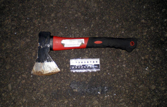 У Донецькій обл. на поліцейського напали з сокирою