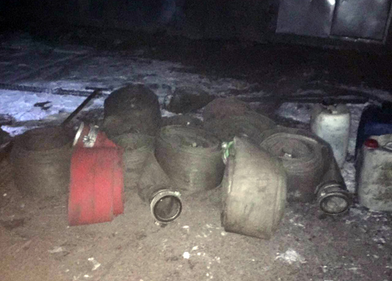 В Житомирській області поліцейські затримали п’ятьох шукачів бурштину