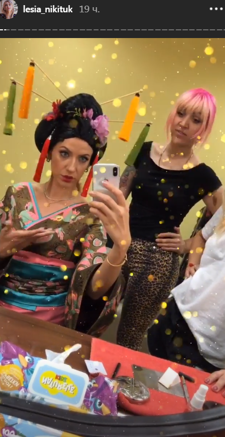 "Вирішили зганяти на суші": Нікітюк і Цибульська постали в образі гейш