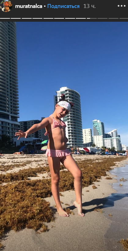 Поки мама відпочиває: чоловік Лорак показав, як проводить час з донькою в Майамі