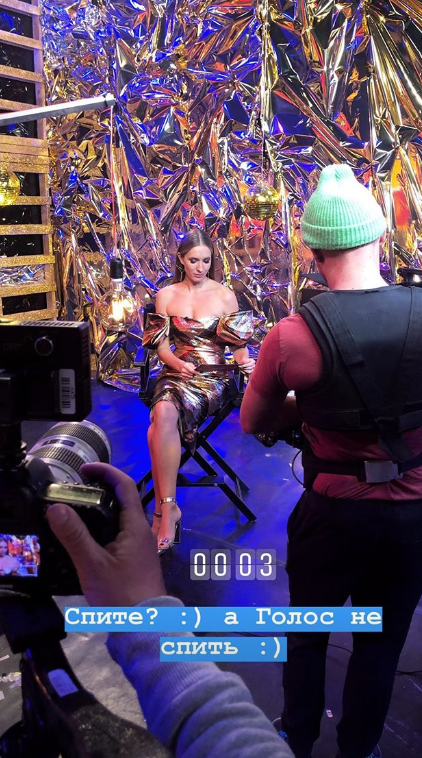 Катя Осадчая показала первые фото со съемок Голосу країни 9