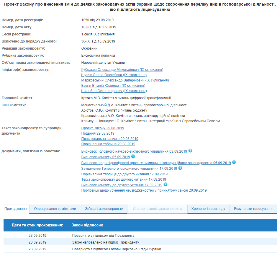 Зеленский одобрил отмену лицензий операторам телекоммуникаций