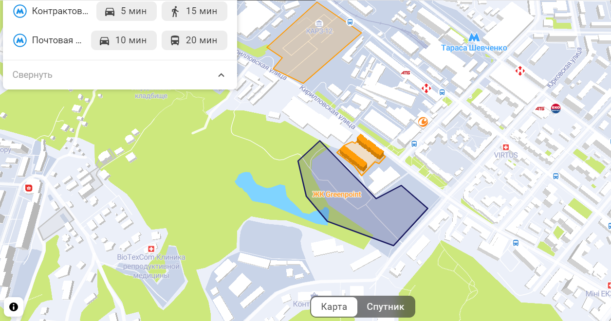 На Подолі проектують мікрорайон &quot;майбутнього&quot;: з басейном і культурним центром (фото)
