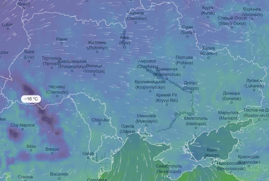 В Украину возвращаются двузначные морозы: где ожидать похолодание