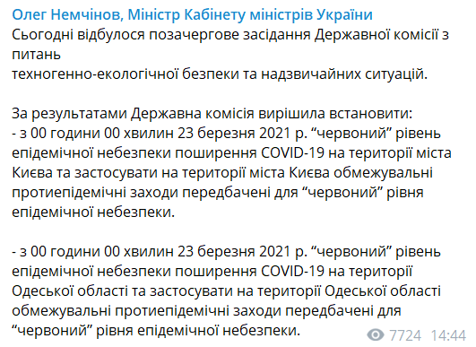 Жорсткий карантин у Києві перенесли: у Кабміні зробили заяву