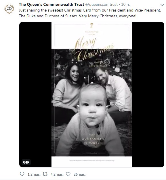 Идеальная семья: Меган Маркл и принц Гарри с повзрослевшим сыном умилили рождественской открыткой