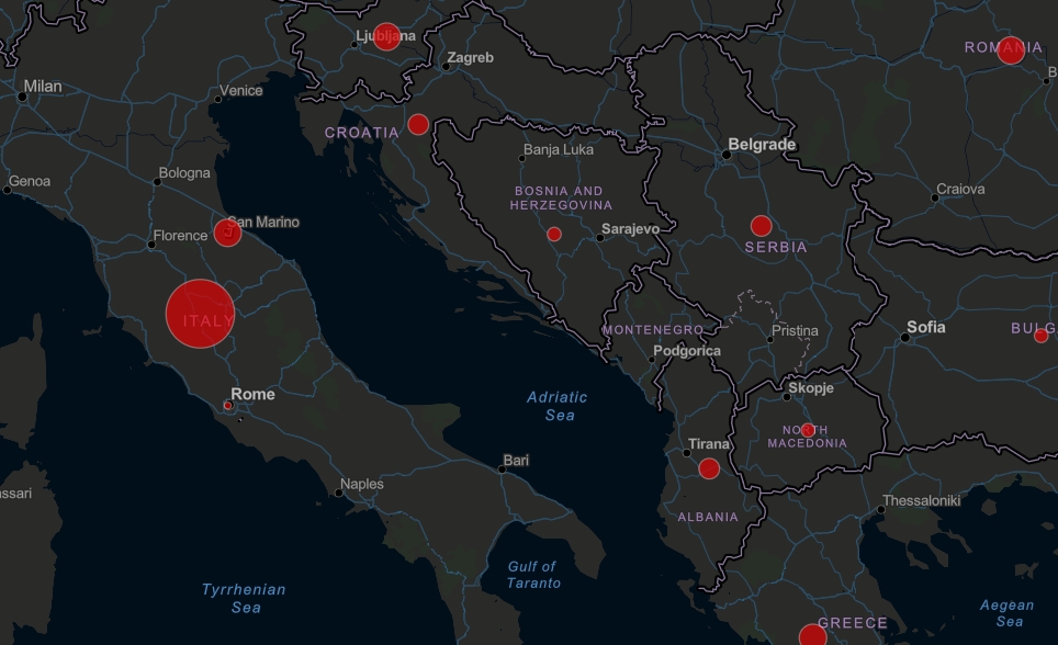 В Европе осталась только одна страна без случаев коронавируса