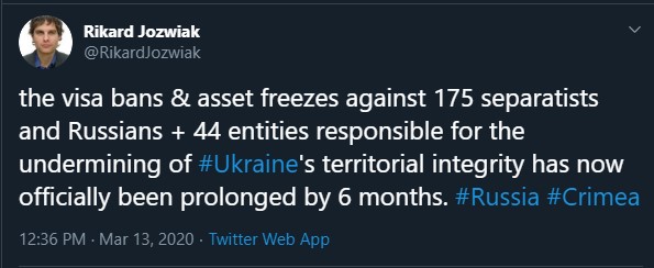 Рада ЄС продовжила санкції проти Росії за агресію в Україні