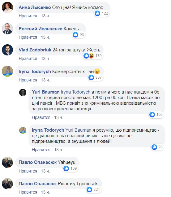 Коронавірус вражає відразу мозок? У мережі скандал через ціни на маски