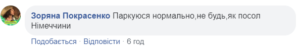 Трохи порушувала: у Херсоні помітили авто посла Німеччини, припарковане на &quot;зебрі&quot; (фото)
