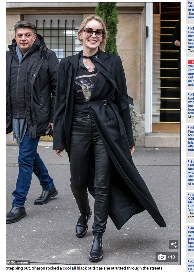 Струнка і стильна: 61-річна Шерон Стоун підкорила ідеальною фігурою у вузьких брюках