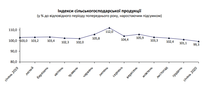 Зростання у сільському господарстві України змінилося на падіння
