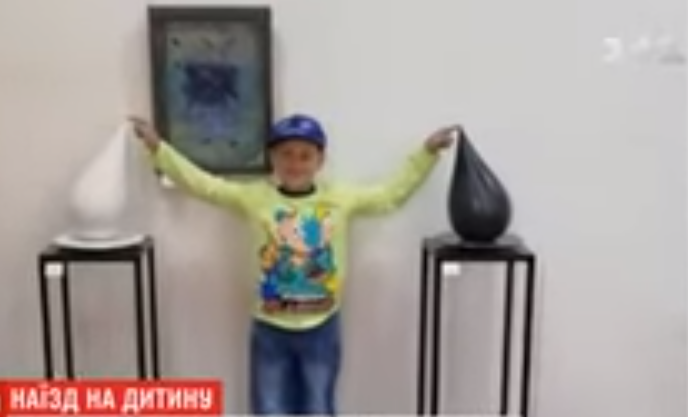 "Коп" збив дитину в Конотопі: момент НП потрапив на камери (відео)