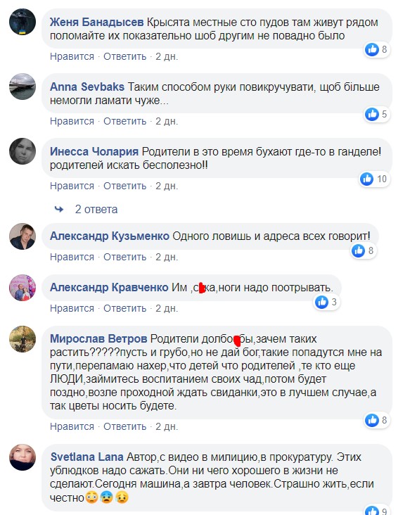 Бросали кирпичи в авто: беспредел малолеток в Харькове показали на видео