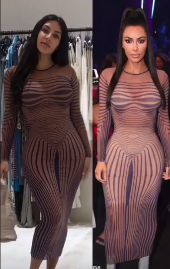 Кім Кардашьян з сестрами демонструють спокусливі вигини в пікантних нарядах