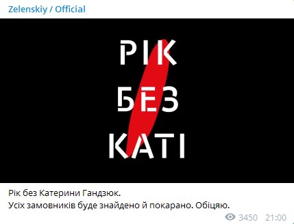 Зеленский пообещал найти и наказать заказчиков нападения на Гандзюк